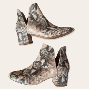 Steve Madden Snakeskin Booties